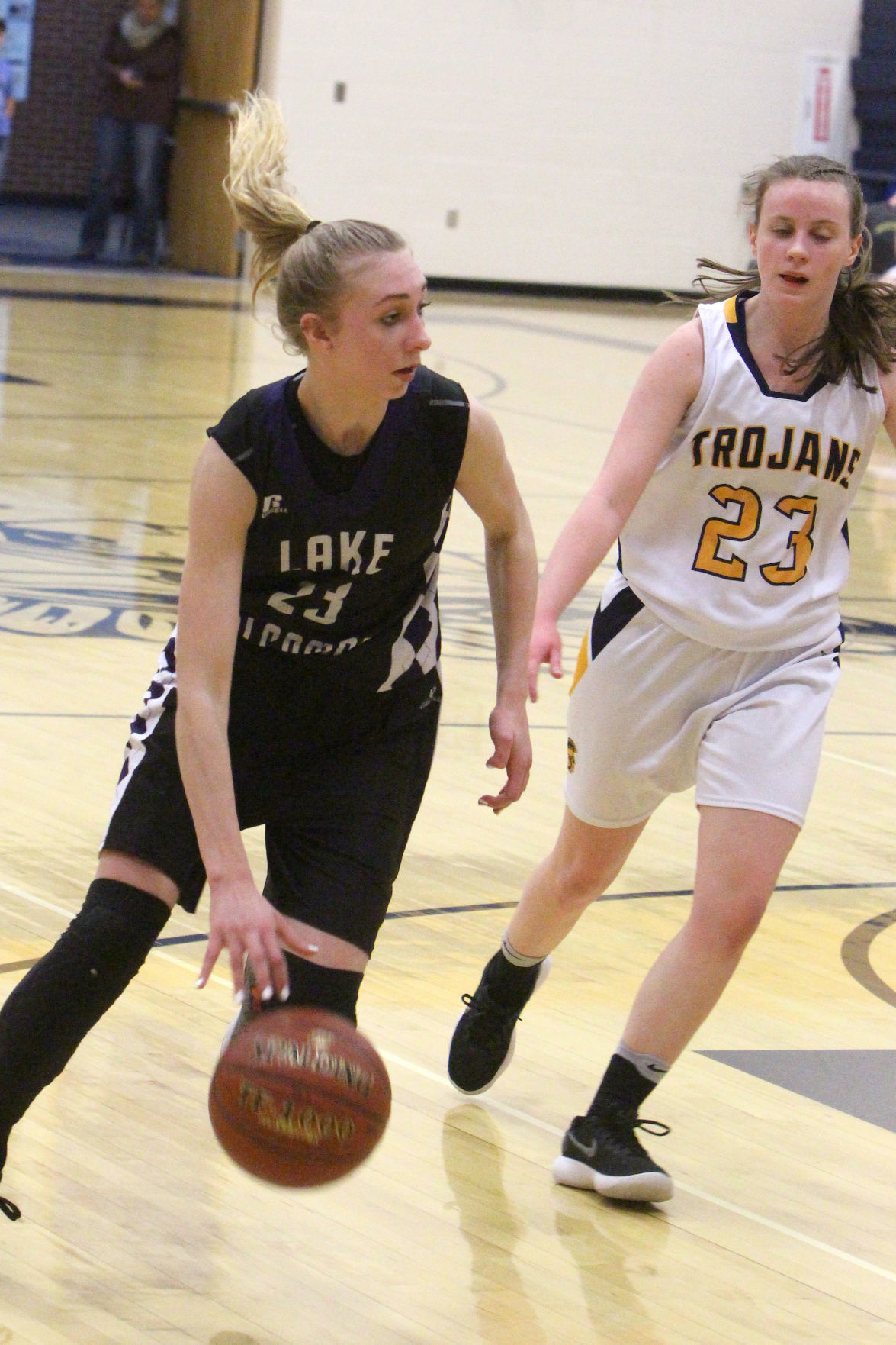 Lake Holcombe at New Auburn girls basketball 2-14-19